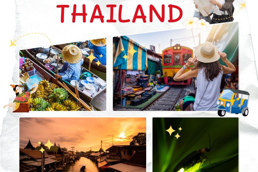 Amphawa Floating Market & Train Market (Afternoon Tour)